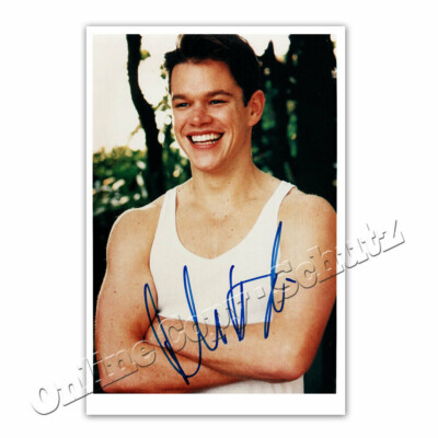 Matt Damon ++  Autogrammfoto 