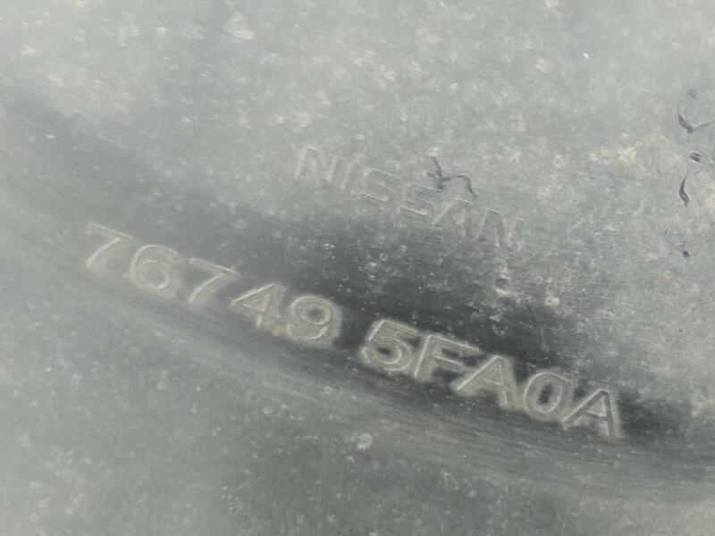 767495FA0A left rear wheel arch 636224 NISSAN MICRA V K14 2017