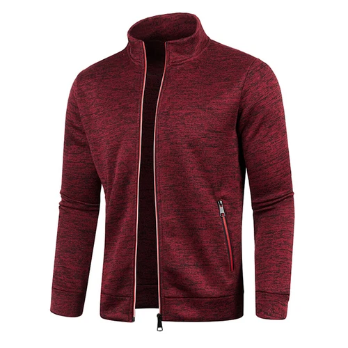 Para Hombres Tejido Cremallera Suéter Cárdigan Jersey Prendas para el torso Sudadera Chaqueta Abrigo Prendas de abrigo Reino Unido - Imagen 22 de 30