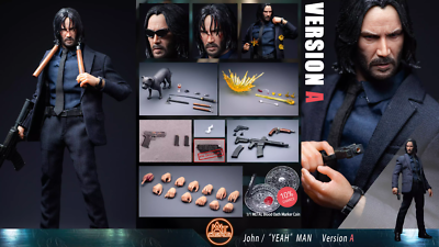 AT Custom 1/12 ジョン / ケイン アクションフィギュア In Stock AT Custom 1/12 John Wick Keanu 6