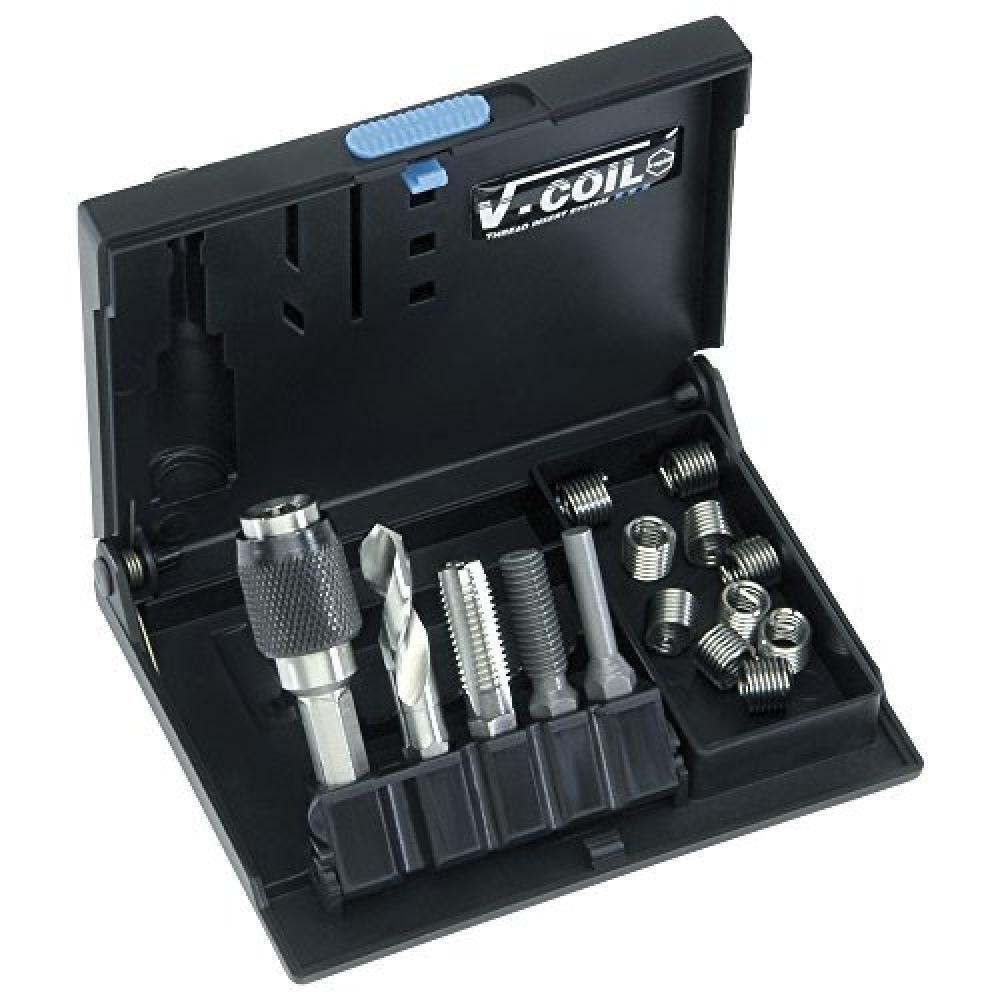 (TG. Size M8) V-Coil, Kit per riparazione rapida delle filettature M8 x 1,25-1D