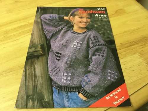 SUNBEAM ARAN KNITTING PATTERN 1162 | eBay
