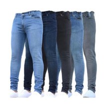 New Fashion Spring/ Fall Men slim Stretch jeans Casual Denim pant trousers gift