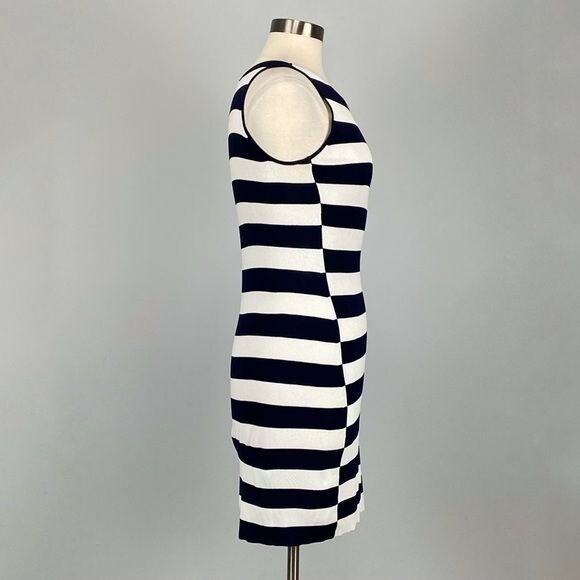 Robe Droite Theory Bleu/blanc Sans Manches - Taille P/PS (Petites) - Neuf Avec étiquettes