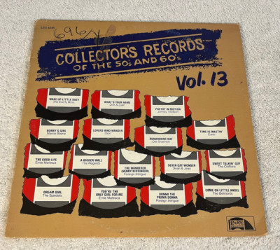 VARIOUS -Collector's Records Of The 50's And 60's Vol. 13 - 1982 COMPILATION LP
