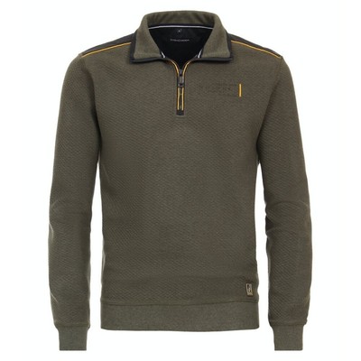 Casamoda Men's Sweatshirt Troyer Green 444187600 301