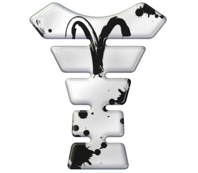 Sternzeichen Widder Symbol Paint Splat Design, Resin gewölbt K1 Tank Pad