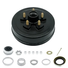 10"x2-1/4" Trailer Brake Hub Drum Kit 5 on 4.5" for Dexte 3500lbs Axle w/Bearing