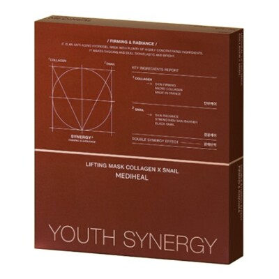 新品⭐︎MEDIHEAL YOUTH SYNERGYセット 5点 MEDIHEAL Youth Synergy Lifting Mask Collagen X Snail 36g * 5ea | eBay