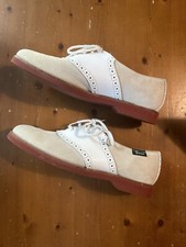 Bass Saddle Shoes Vintage Women's Retro Pinup Mod - Size 7.5