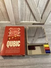 Parker Brothers Qubic Game 3-D Tic Tac Toe Vintage Red Box Complete Set