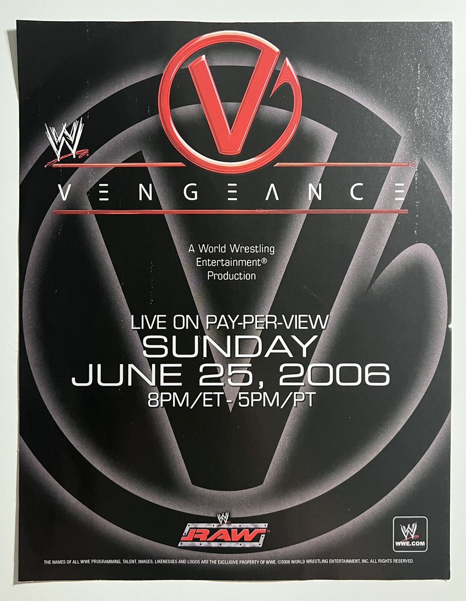 WWE vengeance 2004 PPV　パイプイス WWE vengeance 2004 PPVパイプイス