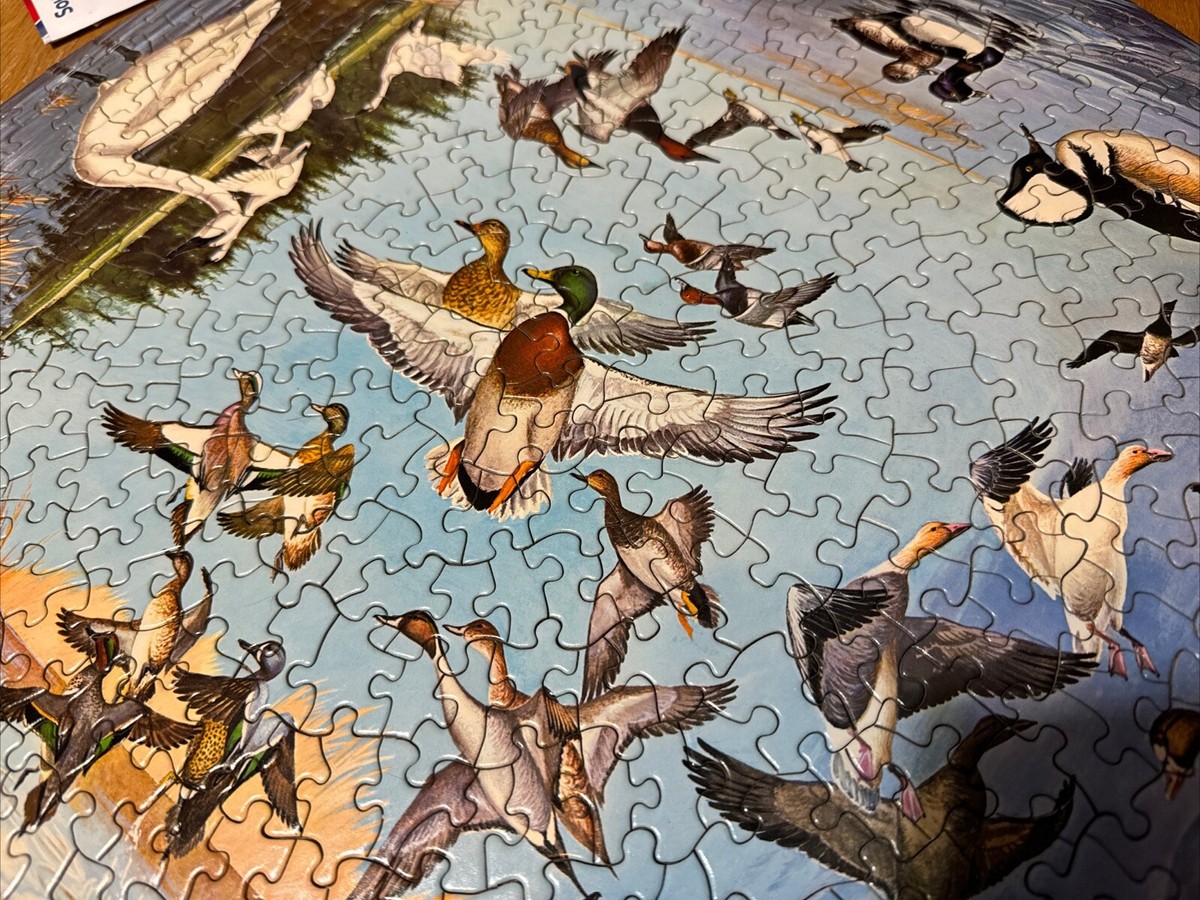 EUC Vintage 1966 Hallmark Springbok PUZZLE DUCKS AND GEESE