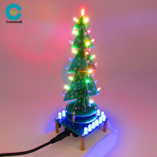 7 Color Rotating Colorful Music Christmas Tree LED Water Lamp+Breathing Light A - Picture 8 of 18