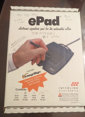 ePadLink ePad SIGNATURE PAD VP9801