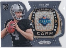 2014 Panini Prizm Class Rings #CR4 Derek Carr RC Rookie Card (T27)