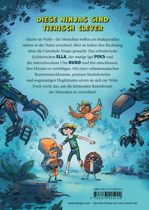 Thumbnail - Unterholz-ninjas, Band 1: Das Abenteuer Beginnt - Tierisch Witziges...