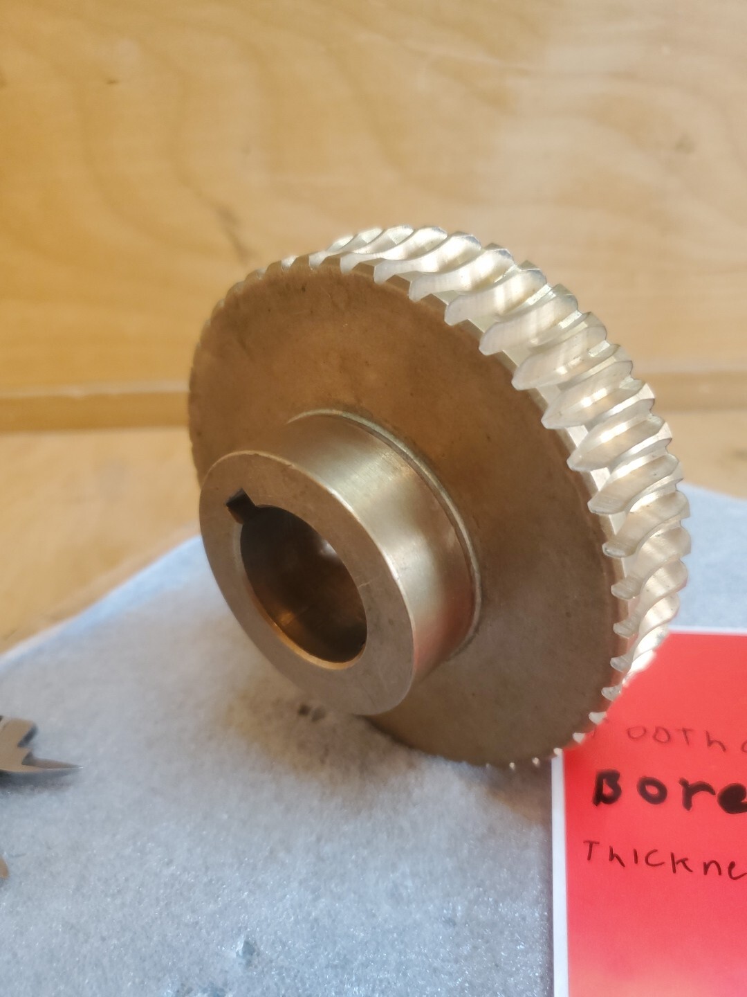 Brass Gear For Band Saw 47 Tooth Bore 30mm