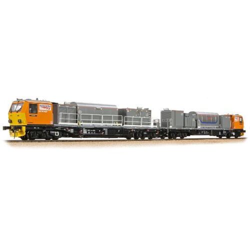 Bachmann 31-579SF Windhoff MPV 2-Car Set Network Rail Orange DCC Sound OO Gauge - Afbeelding 1 van 1