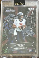 CJ STROUD 2023 Chicago National Exclusive Wild Card Alumination Comix Rookie /12