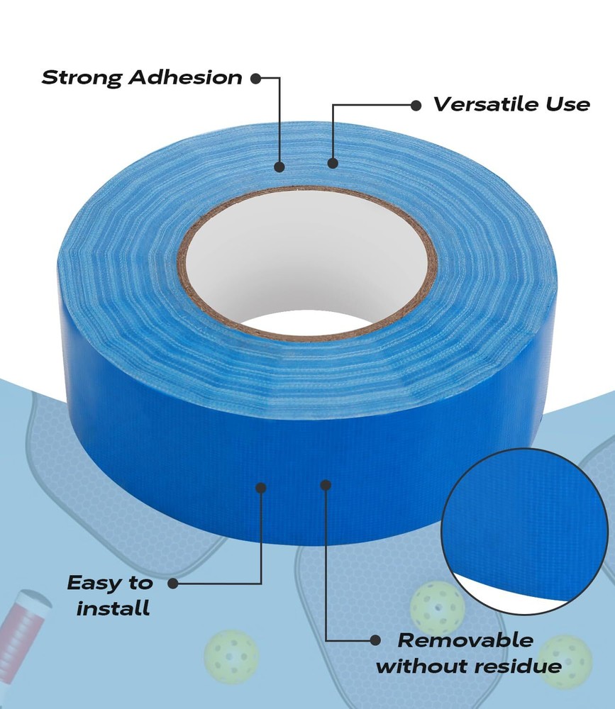 2in x 230FT Pickleball Court Tape for Indoor Outdoor Sports Court Lines