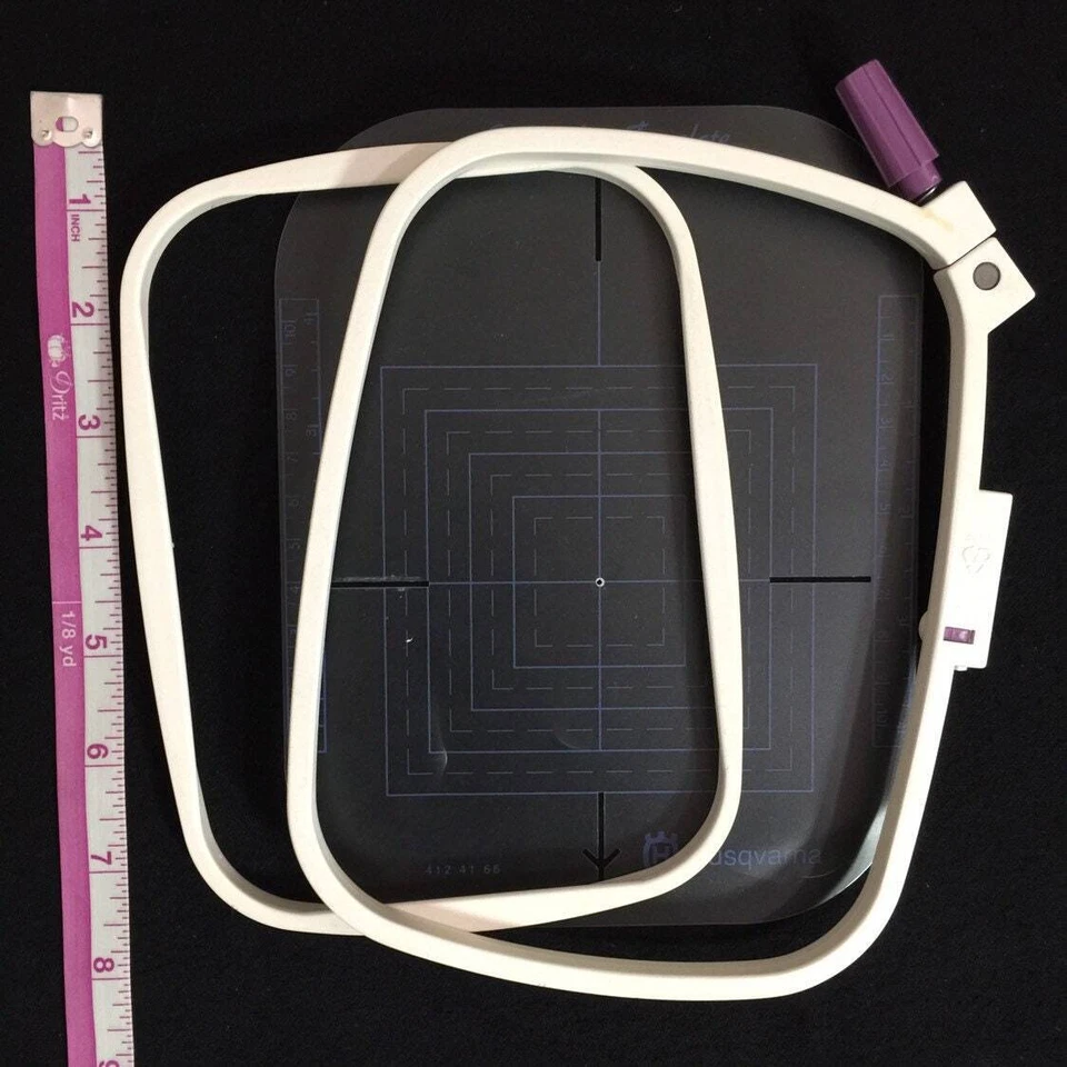 Husqvarna Viking Embroidery Hoop For Rose #1+ 1250 Iris Orchidea Scandinavia - Image 3 of 4