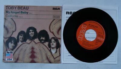 Toby Beau My Angel Baby / California GER 7inch Vinyl Single 1978 + Pr-Insert