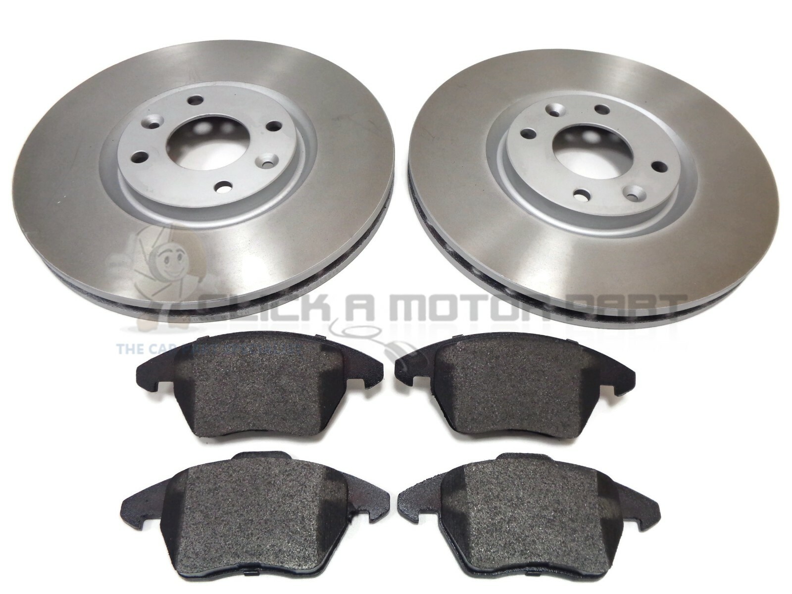 PEUGEOT 208 1.6 GTi FRONT 2 BRAKE DISCS AND PADS SET NEW (302mm FRONT