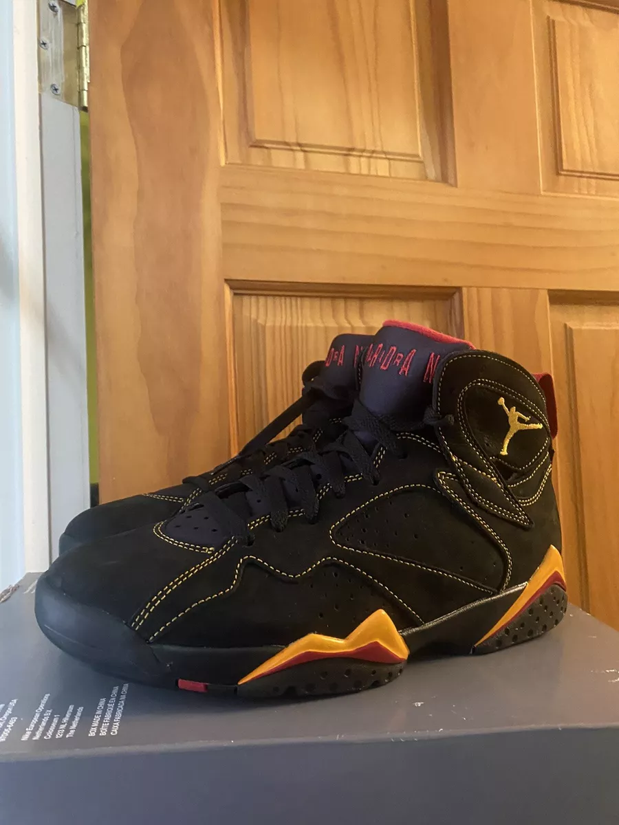 Jordan 7 shop black yellow red