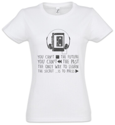 13 Walkman Damen T-Shirt School Reasons Symbol Logo Why Hannah Tape Cassette