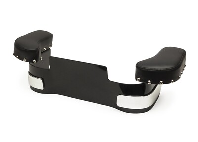 MOTORCYCLE REAR SEAT ARMREST/ W STUDS - Extra Wide 17