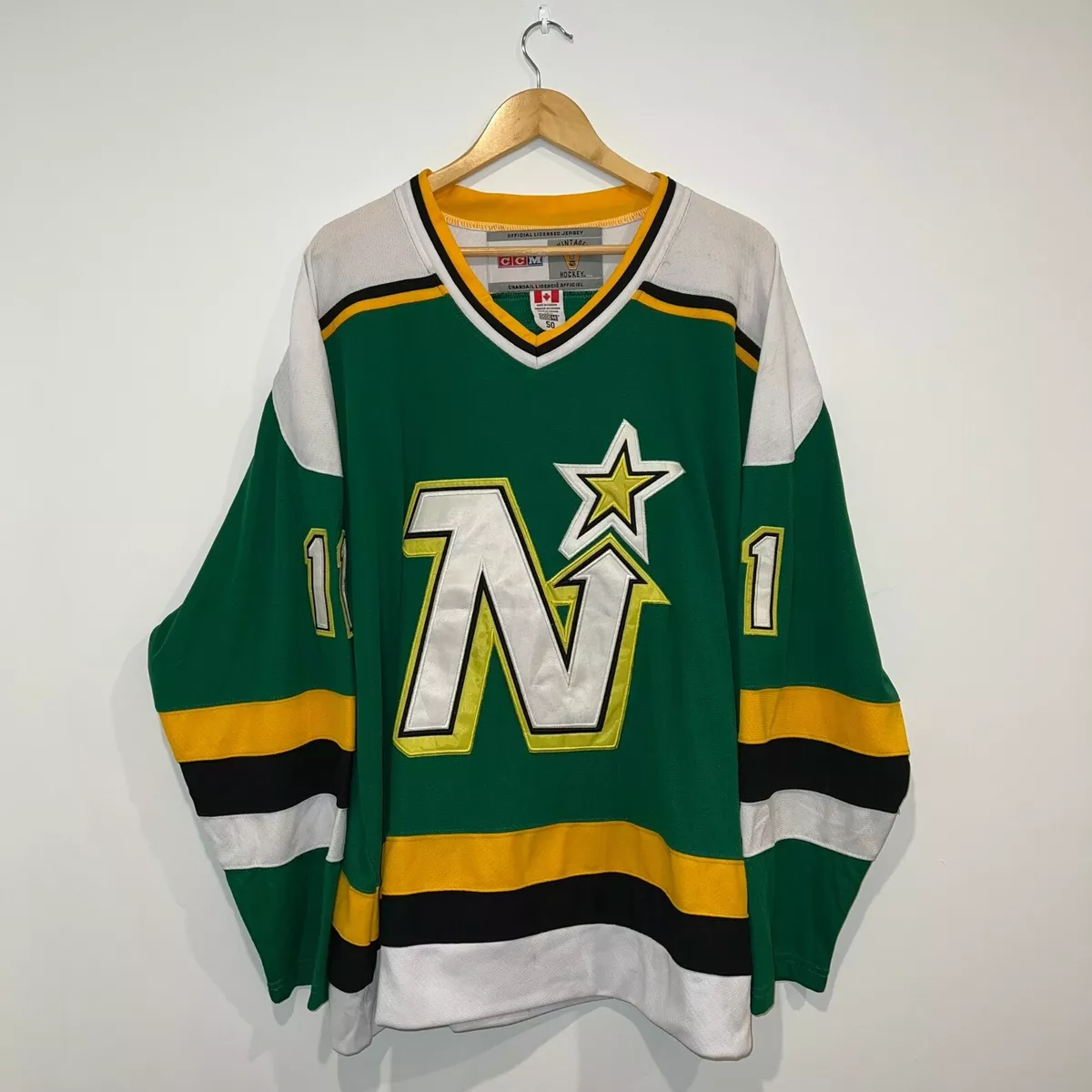 CCM Minnesota NorthStars 11 Mike Gartner Vintage 1980s Stitched
