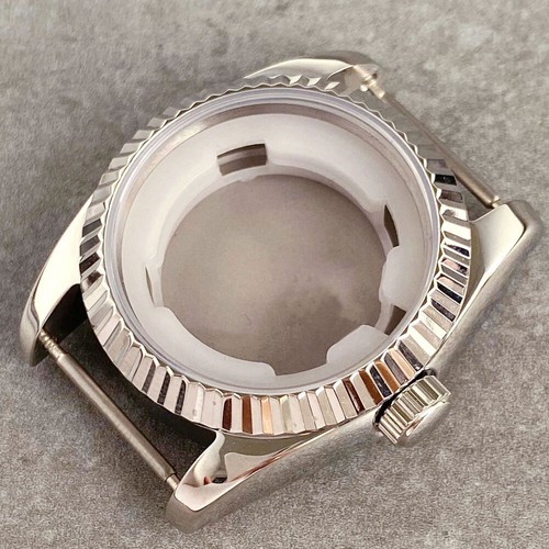 New 31mm 10ATM Silver Sapphire Crystal Ladies' Watch Case For NH05 NH06 Movement - Picture 18 of 42