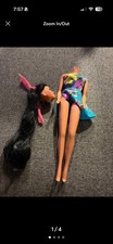 Tropical Miko Barbie Doll Island Friend 1985 Mattel HEAD IS DETACHED