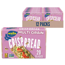 Multi Grain Crispbread, 9.7 Oz (Pack of 12), Multigrain Crackers, Non-Gmo Ingred