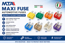 MTA MAXI Fuse 20A  100A Automotive Fuse Made in Italy Car Truck Marine