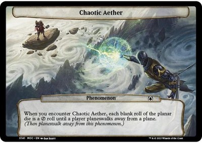 MTG Chaotic Aether  - March of the Machine Commander #141