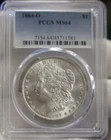 1884 O US Morgan Silver Dollar $1 PCGS MS64