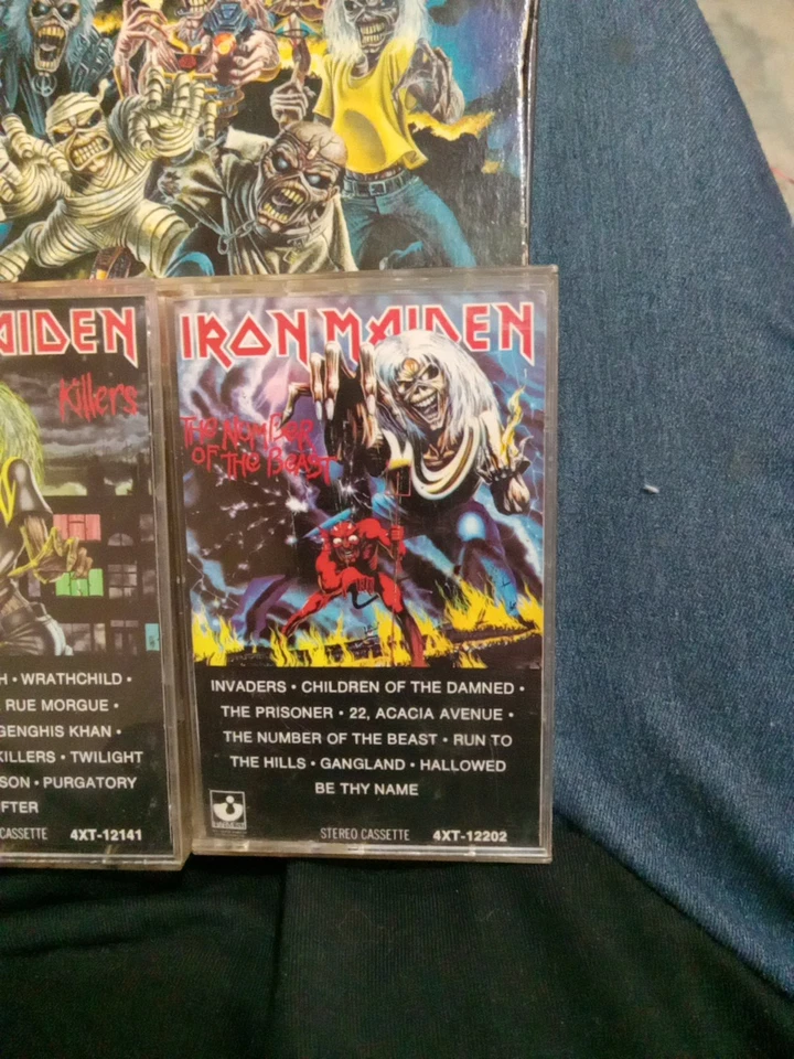 2 кассеты Iron Maiden и бокс-сет компакт-дисков - Изображение 4 из 4
