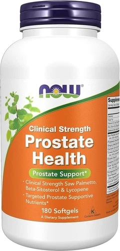 NOW Foods Clinical Strength Prostate Health Softgels, 180 Softgels, Exp. 1/28