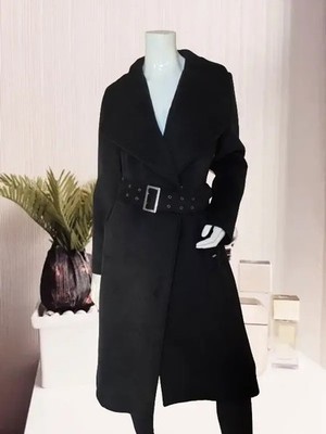 NP 349   Gaudi Damen Designer Mantel Wollmantel Winter schwarz Größe 40 NEU
