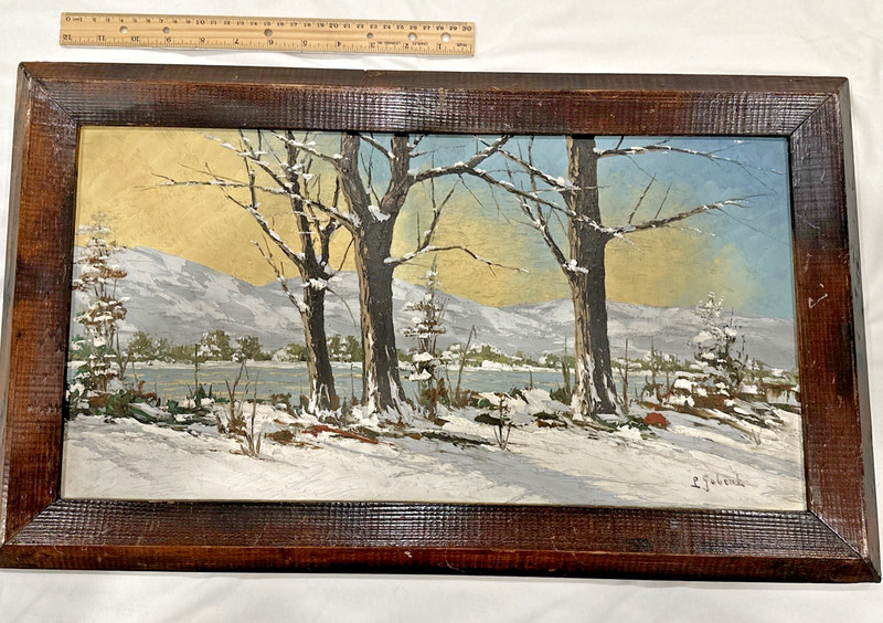 Paul Gobert Original Painting (No. 3 of 4 large paintings)