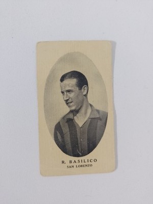 Roberto BASILICO Rookie TC Trading Card Nobleza Co. San Lorenzo Argentina 1935