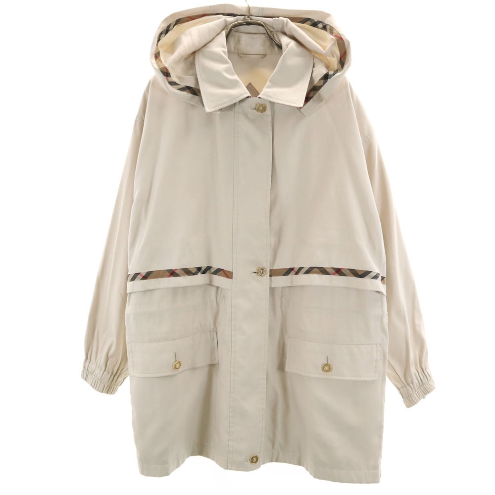 Burberrys 90s Sanyo Shokai Made in Japan Old Hooded coat M beige Women