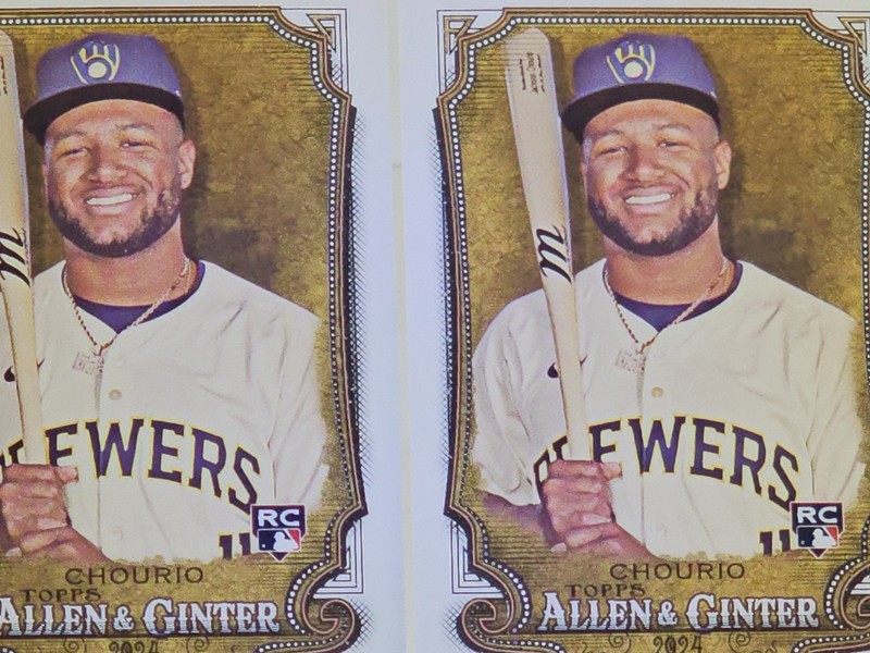 2024 Topps Allen & Ginter RC Rookie Jackson Chourio #276 Lot Milwaukee Brewers