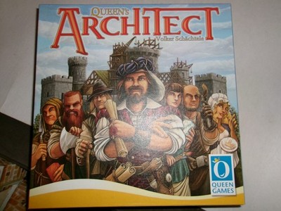 Queen's Architect Board Game Volker Schachtele ages 10 up 60 min 2-4 players NEW