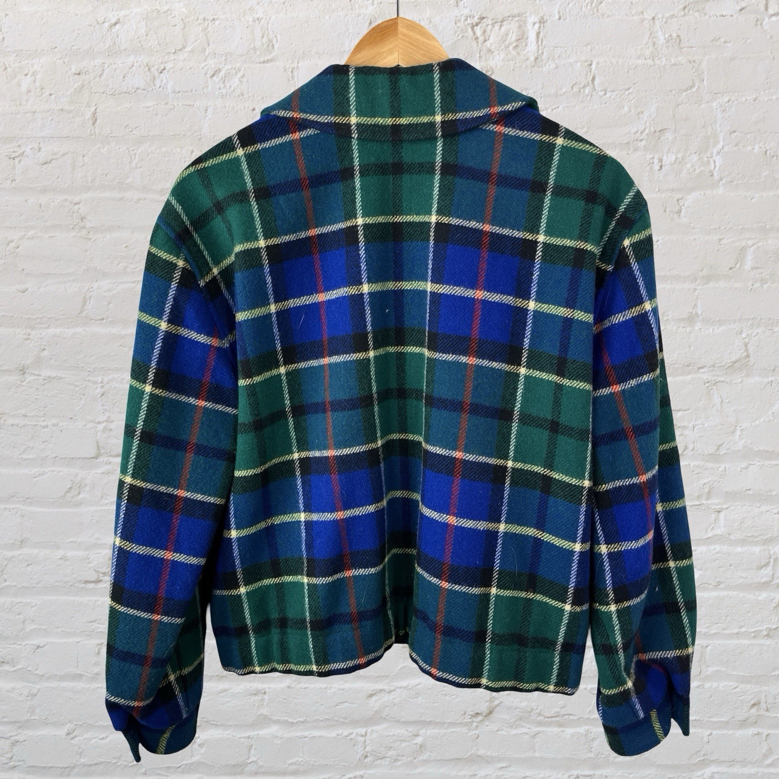 Vintage Pendleton Jacket Wool Button Up Multi-Col… - image 4