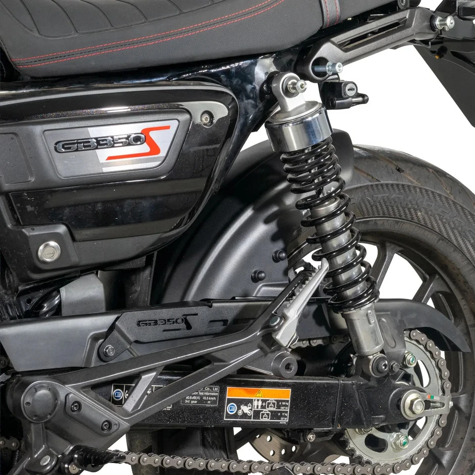 Honda GB350S (2025 - encendido). Abrazador trasero piramidal | negro mate | - Imagen 3 de 4