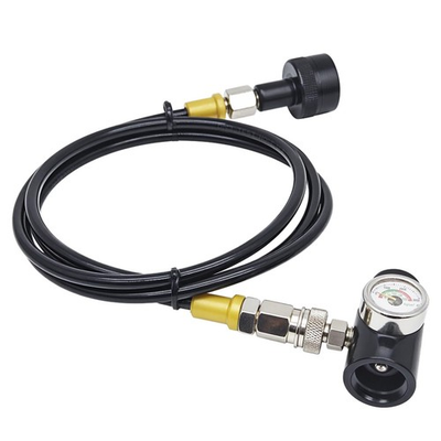 #ad CO2 Refill Adapter Quick Connect Co2 Tank Adapter with Pressure Gauge and Plast $29.35