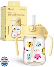 MOYUUM Leak Proof Sippy Cup with Handle Made in Korea, 100 BPA Free PPSU,